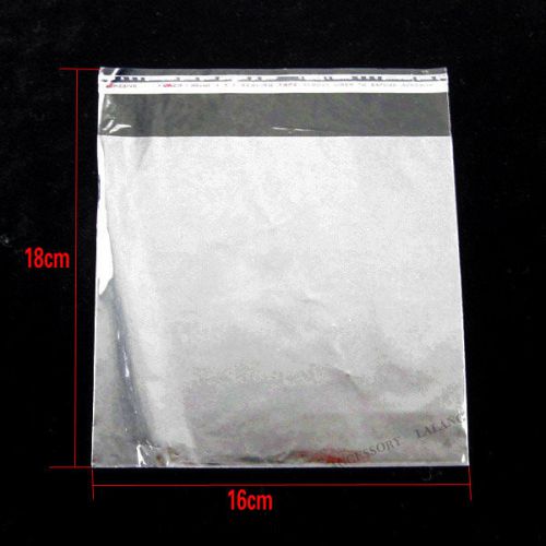 500 clear self resealable seal plastic bag 16*18 120298 for sale