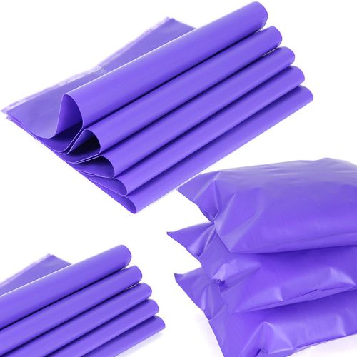 10 Purple 7.5 x 10.5 Flat Poly Shipping Postal Envelopes Bag w/Self Seal