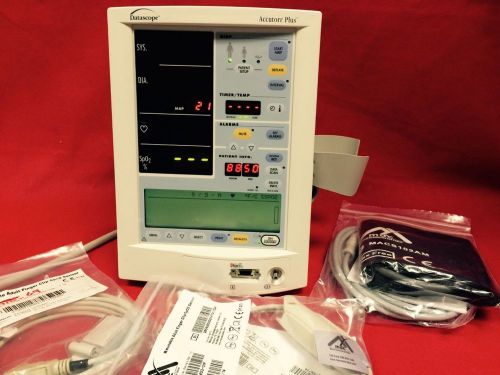 Datascope accutorr plus vital signs nibp nbp patient monitor spo2 warranty for sale