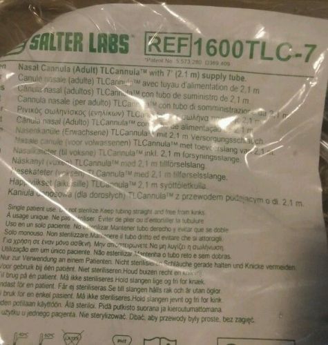 2- Salter Labs Nasal Cannula 1600TLC 7&#039;