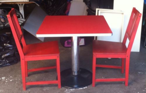 Restaurant Commercial Table and chairs &amp; 2 Ikea Wooden Chairs