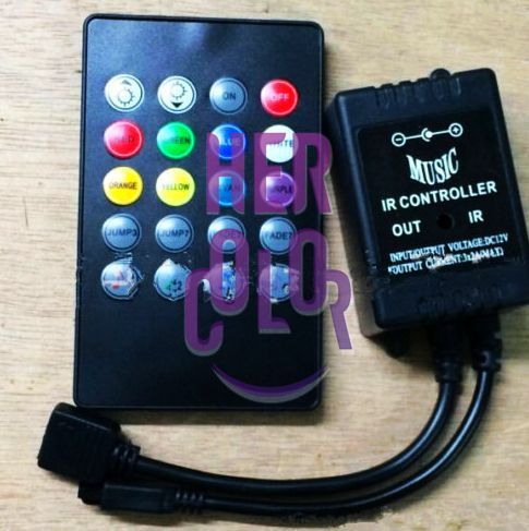 Audio remote controller music sound controller for rgb led new for sale