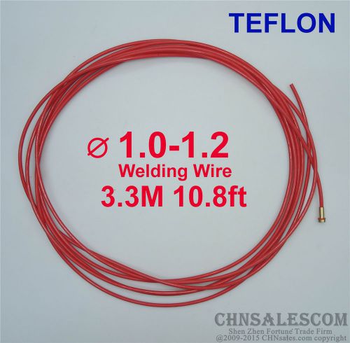 European style MIG MAG TEFLON Liner 1.0-1.2 Welding Wire Connectors 3.3M 10.8ft