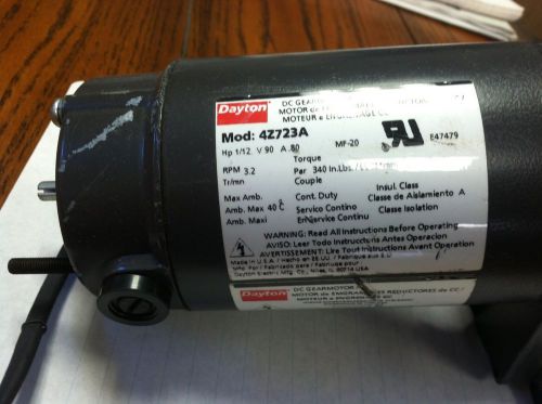 Dayton DC Gearmotor 4Z723A