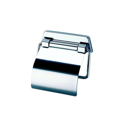 Geesa by Nameeks Standard Hotel Toilet Paper Holder with Cover in Chrome