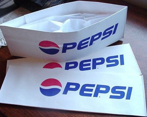 100 Pepsi Cola Paper Soda Jerk Hats  .. New in Box