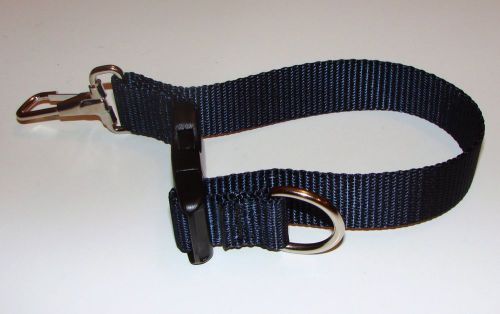 Sav-a-jake firefighter glove strap - quick release clip - navy blue for sale