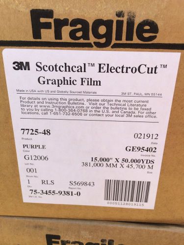 3M SCOTCHCAL ELECTROCUT GRAPHIC FILM - PURPLE - ****NEW****