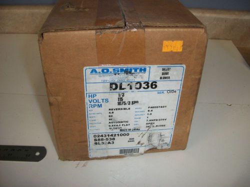 Ao smith dl1036 electric motor for sale