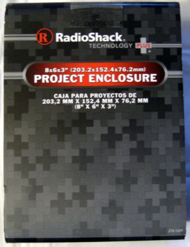 Radio shack 270-1809 8 by 6 by 3 inch project enclosure box for sale
