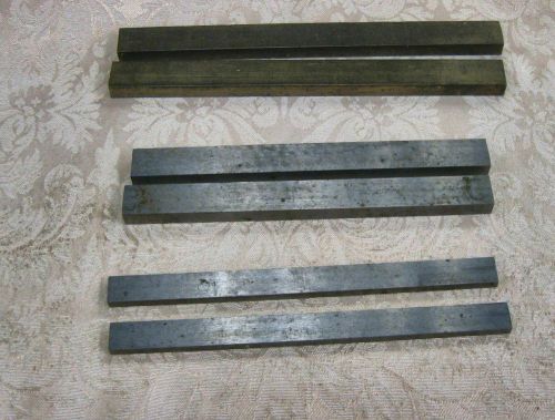 3 ASSORTED SETS OF PARAlLEL BARS 1-7&#034; LONG 1-6&#034; X 1/4&#034;w &amp; 1-6&#034; x 1/8&#034;w.