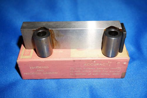 2 1/2 inch micro sine bar made by fisher usa for sale
