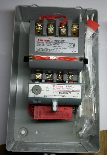 Furnas 14DS+32A  series B with Furnas ESP 100 starter relay NEW W/ Paper Work!!