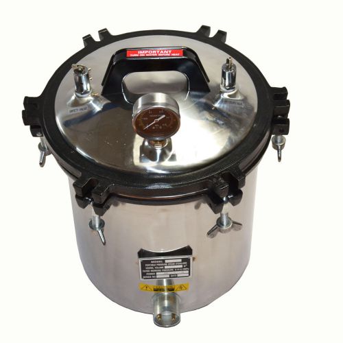Commercial high pressure steam autoclave sterilizer 18l tattoo dental yx-18lm for sale