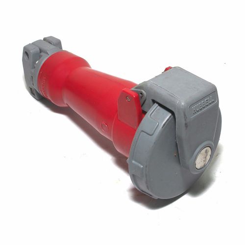 Hubbell HBL420C7W Watertight Connector / Plug IEC 309, 3 Pole, 4 Wire, 20A, 480V