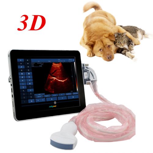 3d vet veterinary digital touchscreen ultrasound scanner convex 3yr warranty for sale