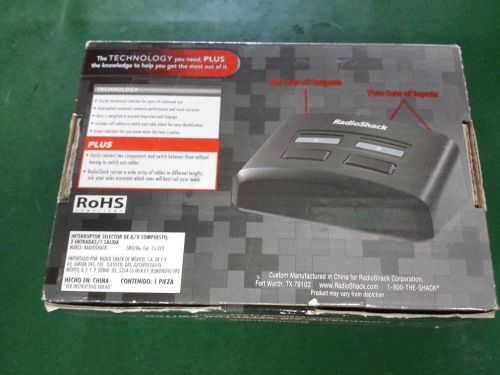 RadioShack Composite A/V Selector Switch
