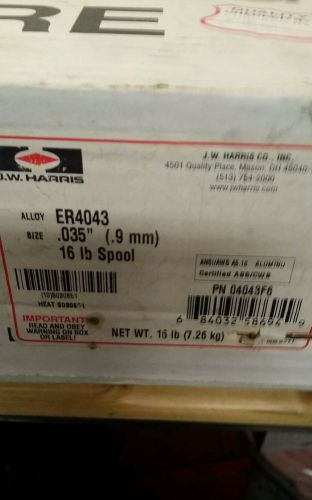 aluminum welding wire 4043 mig .035 diameter 16 pound spools made in USA