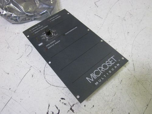 Microset multiscan 100057 temperature control (as pictured) *used* for sale