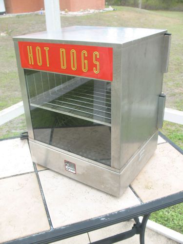 APW WYOTT DS-1A &#034;MR. FRANK&#034; COMMERCIAL HOT DOG STEAMER WITH BRAND NEW BURNER