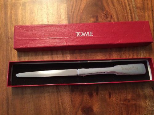 Towle Mfg. co. Stainless Steel Letter Opener In Box
