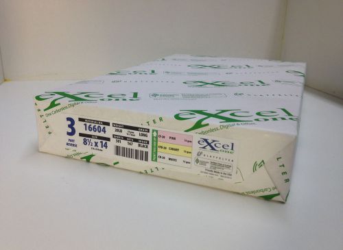 8.5x14 - 3 part carbonless paper 1 reams = 167 sets - glatfelter excel ncr paper for sale