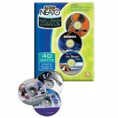 Fellowes CD labels Neato Photo Quality Matte Finish - 47 OF 100 labels