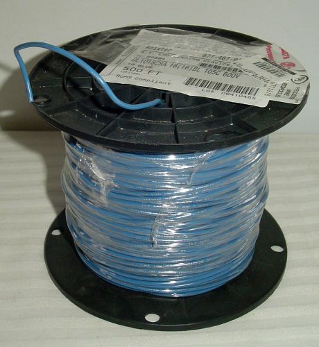NEW~~500 ft spool Anixter Insulated Wire  UL1015CSA  18  Blue