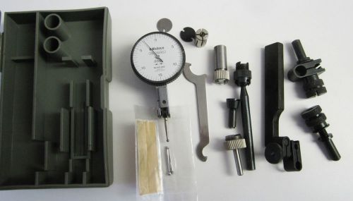 MITUTOYO DIAL TEST  INDICATOR .0005&#034;-.030&#034;-513-402  IN BOX WITH ACCESSORIES