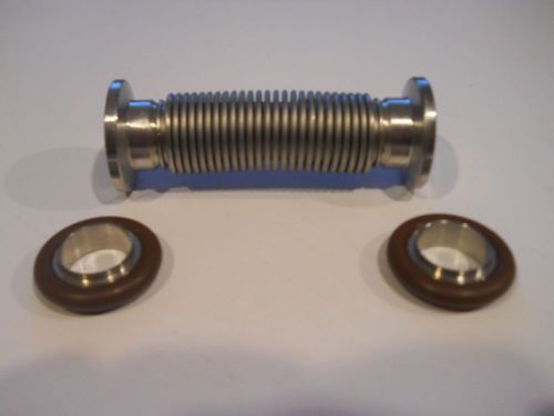 NW-16 Stainless Steel  Vacuum Flex Coupling Bellows, 3&#034; Long, KF-16
