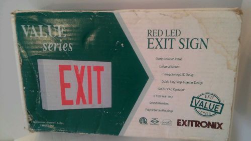 Exitronix Value Series Sign Front Only