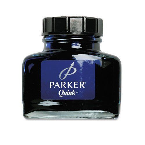 Parker Super Quink Permanent Ink for Parker Pens, 2-oz, Blue-Black (3007100)
