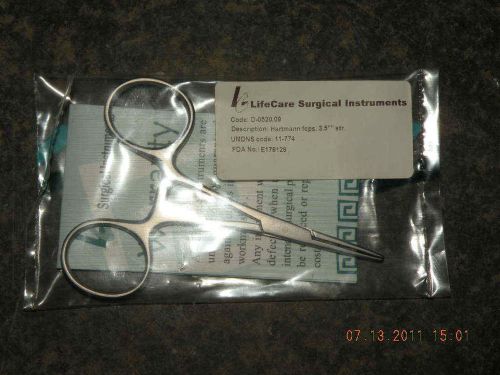 NEW LIFECARE SURGICAL D-0520.09 HARTMANN FCPS,3.5&#034;&#034; STR. NIP