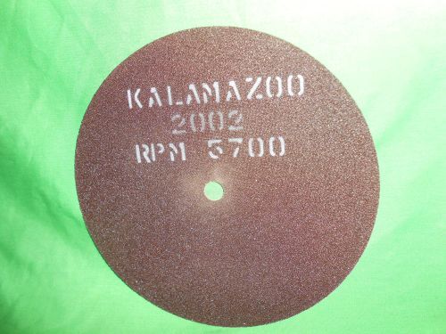 KALAMAZOO  8 x 3/32 x 1/2&#034;  Med. Grit Non-Reinforced Cutoff  Wheel