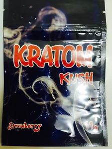 100 Kratom Kush  11g EMPTY** mylar ziplock bags (good for crafts jewelry)