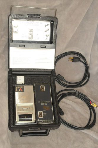 Amprobe D.C. Milliammeter Recorder Model PDB81 Fully Functional W/ Recorder Tape