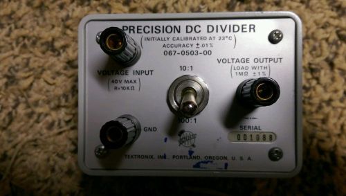 USED TEKTRONIX 067-0503-00 PRECISION DC VOLTAGE DIVIDER - IN GOOD CONDITION(A5)