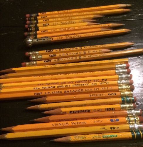 Used 24 p Pencil Real Pencils  Redibind Mingol Choice No 2 482,690 ,1850 USA