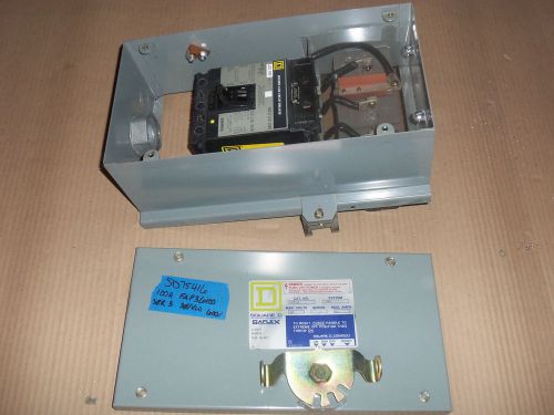 Square d sd sd75416 100 amp 600v circuit breaker bus plug ser 3 plastic back for sale