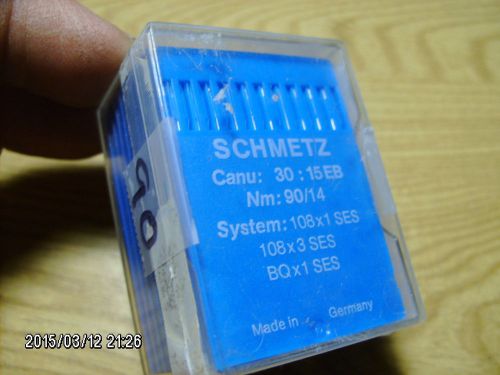 90 pc SCHMETZ sewing machine needles 108x1 SES 108x3 SES Nm 90/14