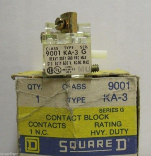Brand new square d contact block 9001 ka3 series g for sale