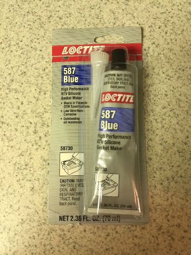 Loctite 587 Blue: High Performance RTV silicone Gasket Maker, 1 Tube, 70-ml. NEW