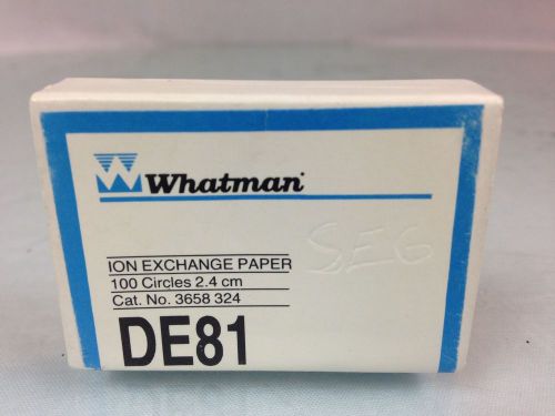 Whatman Grade DE81 Ion Exchange Cellulose Chromatography Paper 2.4cm 100 pack