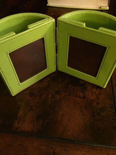 Green Pencil Holder with Picture Frame