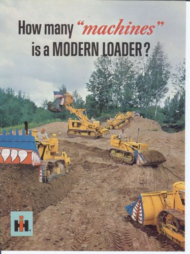 Original International 4 Page Ad -  One-Job Loader - Modern Loader