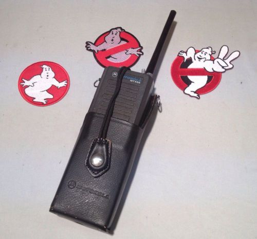 Ghostbusters motorola mt500 mt 500 radio &amp; case holder holster prop for belt for sale