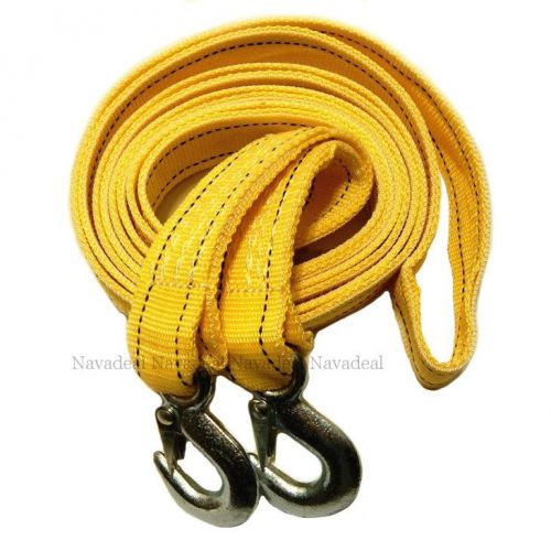 New 5 ton 5000kg 13 feet car van truck vehicle tow towing strap belt rope 4m for sale
