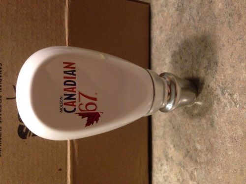 molson canadian 67 beer tap handle