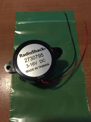 Radioshack 100dB PIEZO BUZZER Model 273-0795 12VDC NEW Open Box 