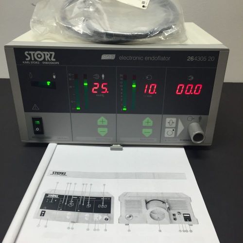 Storz 26430520 SCB Endoscope Insufflator / Endoflator 264305 20 + Hose 20400028